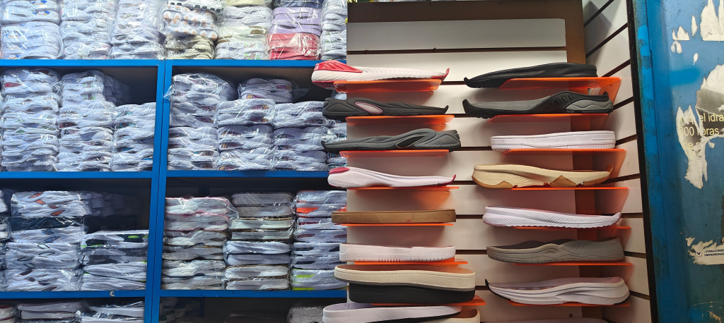 Midsole shop in Trujillo Peru that sold anything from Predator to Air Force 1 units