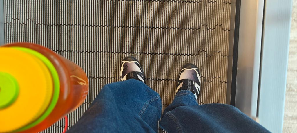 Salomon XT-4 Footpatrol against in Punta Cana airport