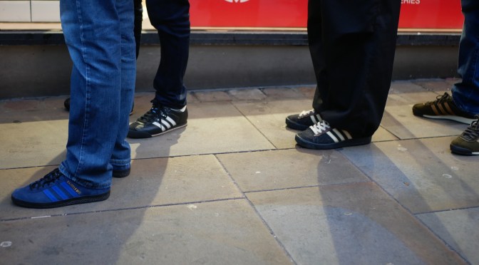 size? manchester queue for the adidas city series manchester drop