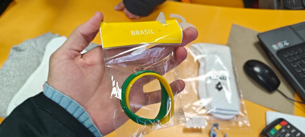 nike brasil world cup wrist bands still in packet