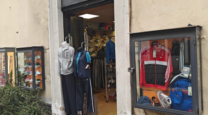 outside of Area Sport 405 Catania Sicily Via Etnea